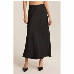 Z supply EUROPA LUXE SHEEN MIDI SKIRT